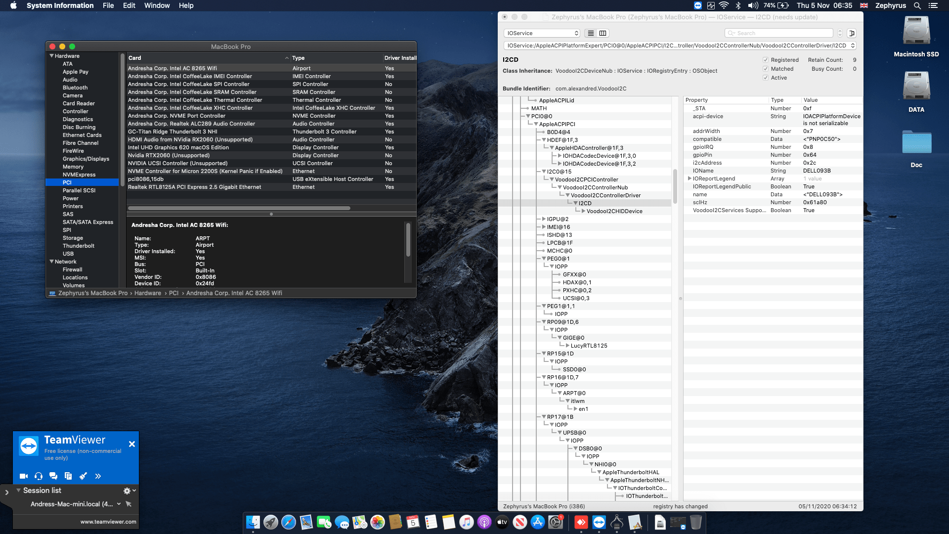 Dell Alienware M15 R2 [CoffeeLake   Intel UHD 630 + I2C] OpenCore 9